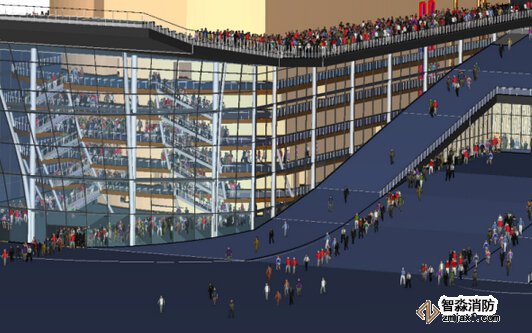 福州消防安全評(píng)估福州人員疏散能力模擬分析軟件Pathfinder6